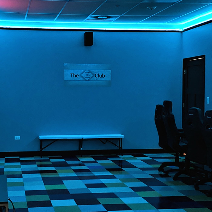The A's Club Gaming Room